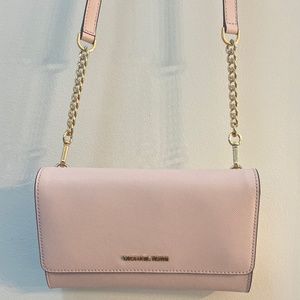 Jet Set Travel Michael Kors leather clutch / xbody